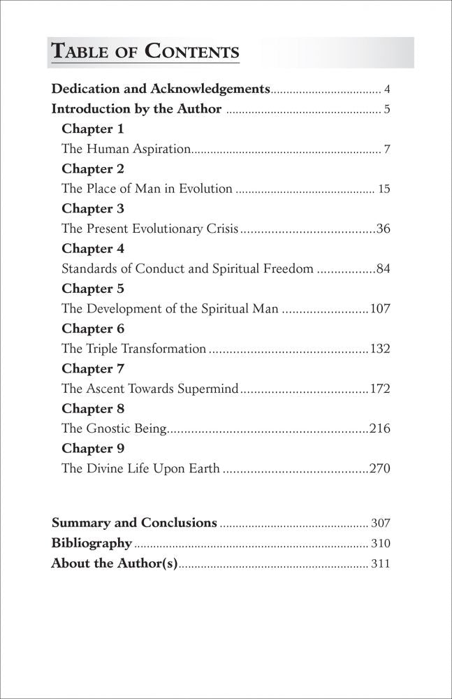 Readings in Sri Aurobindos The Future Evolution of Man