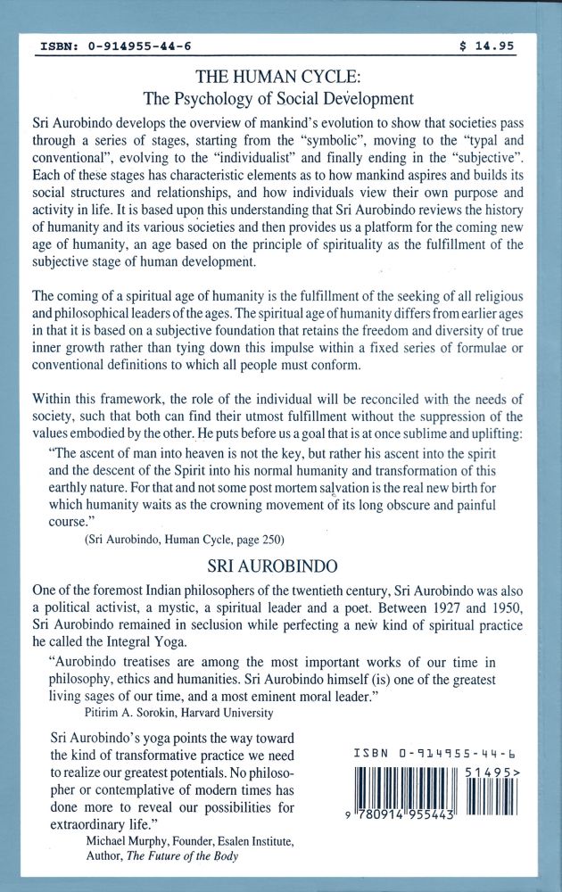 The Human Cycle: Psychology of Social Development