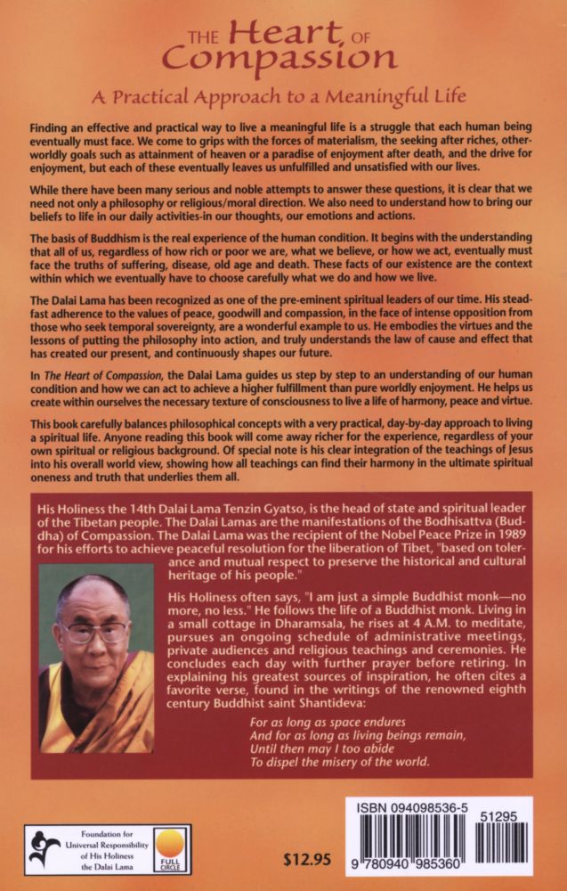 Heart of Compassion: A Practical Approach to a Meaningful Life