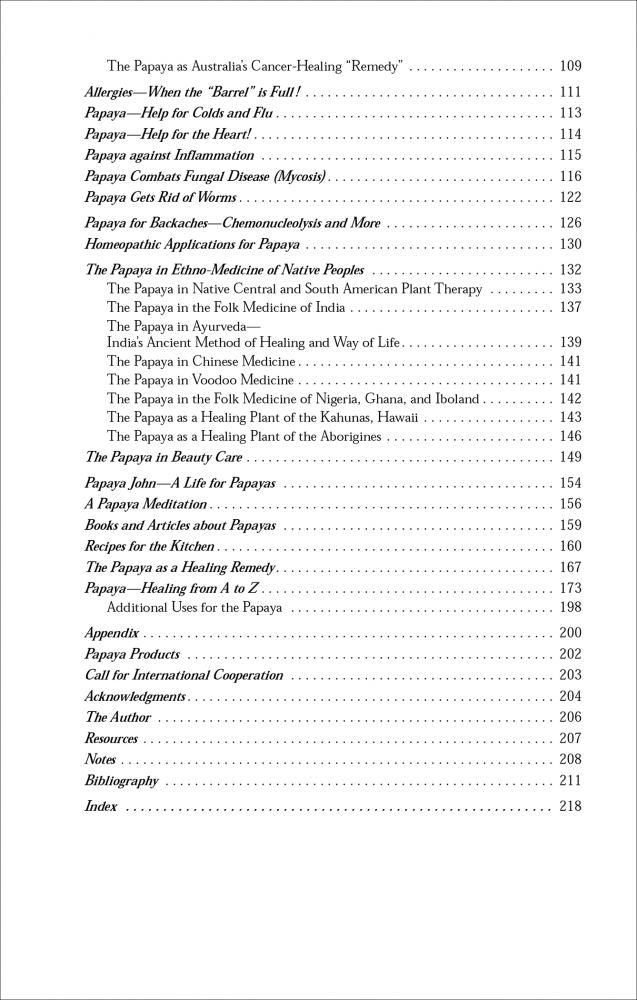 Healing Power of Papaya