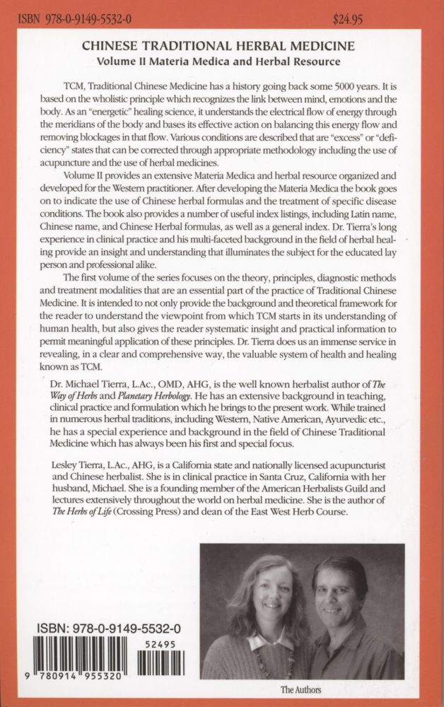 Chinese Traditional Herbal Medicine Volume II Materia Medica Resource