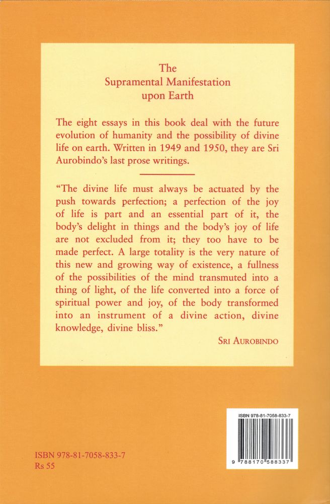Supramental Manifestation Upon Earth