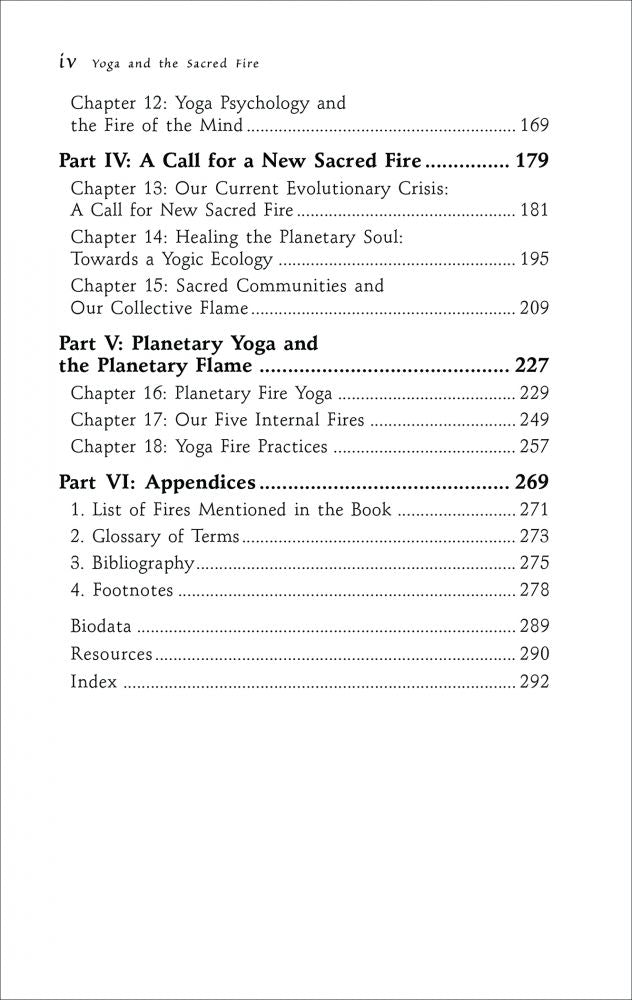 Yoga and the Sacred Fire