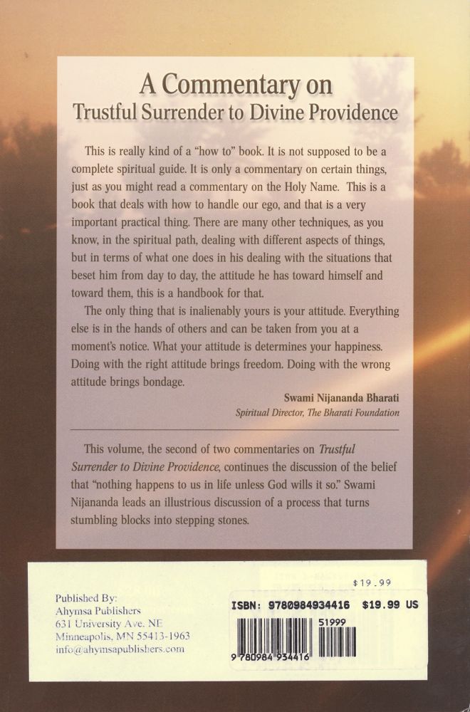 Commentary on Trustful Surrender 2