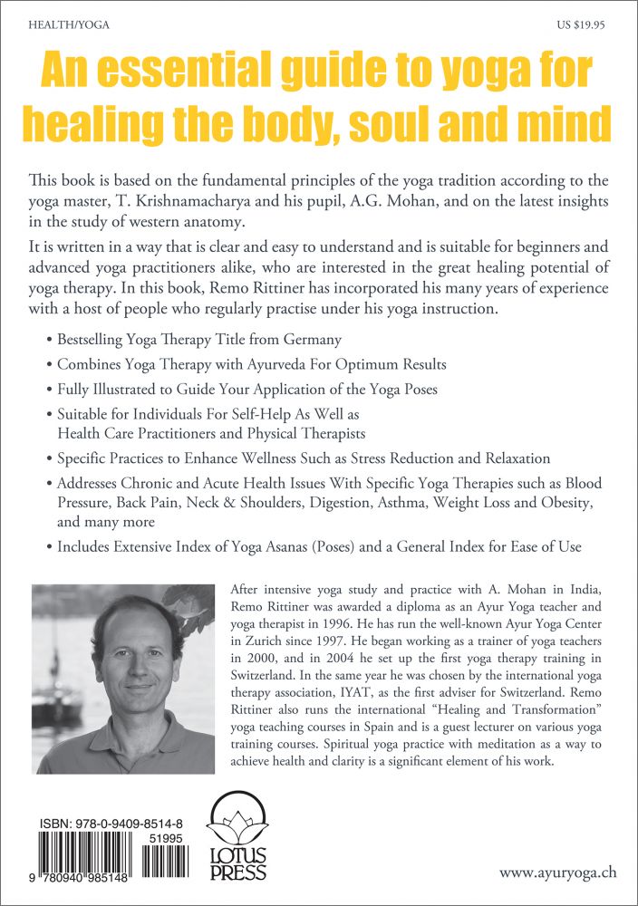 Yoga Therapy for Health and Healing