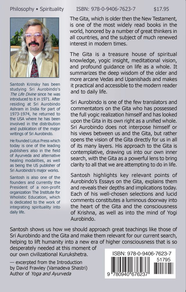 Readings in Sri Aurobindos Essays on the Gita Volume 1