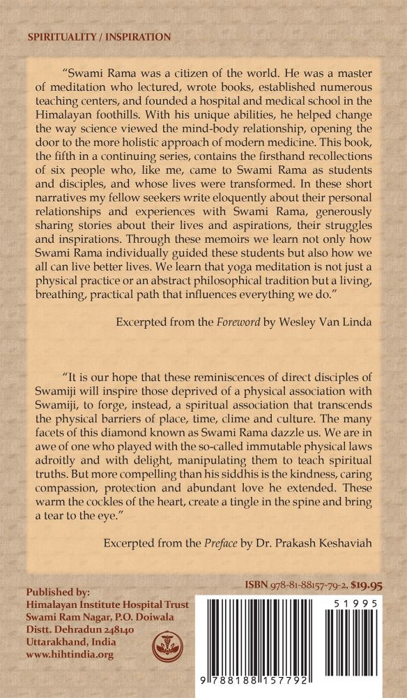 At the Feet of a Himalayan Master Volume 5 Remembering Swami Rama