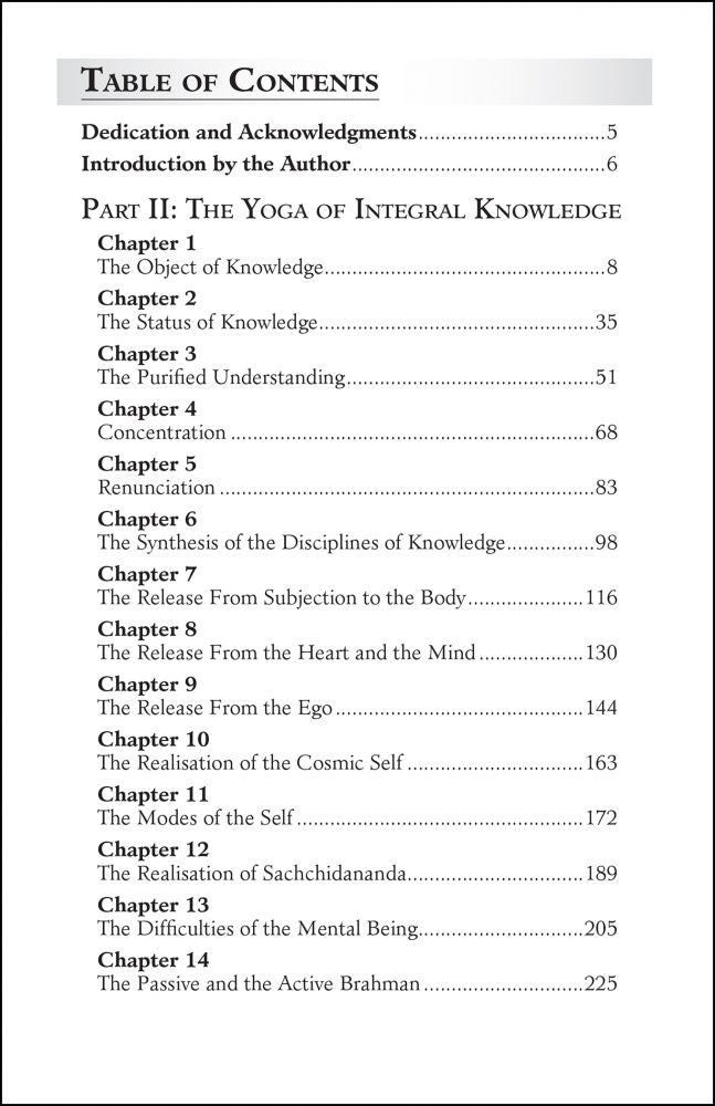 Readings in Sri Aurobindos Synthesis of Yoga Volume 2