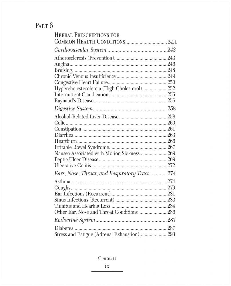 Herbal Prescriptions for Health and Healing