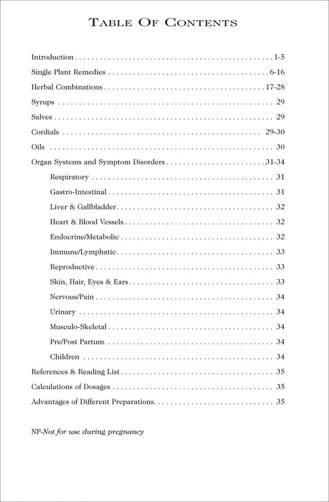 Medicinal Herb Handbook