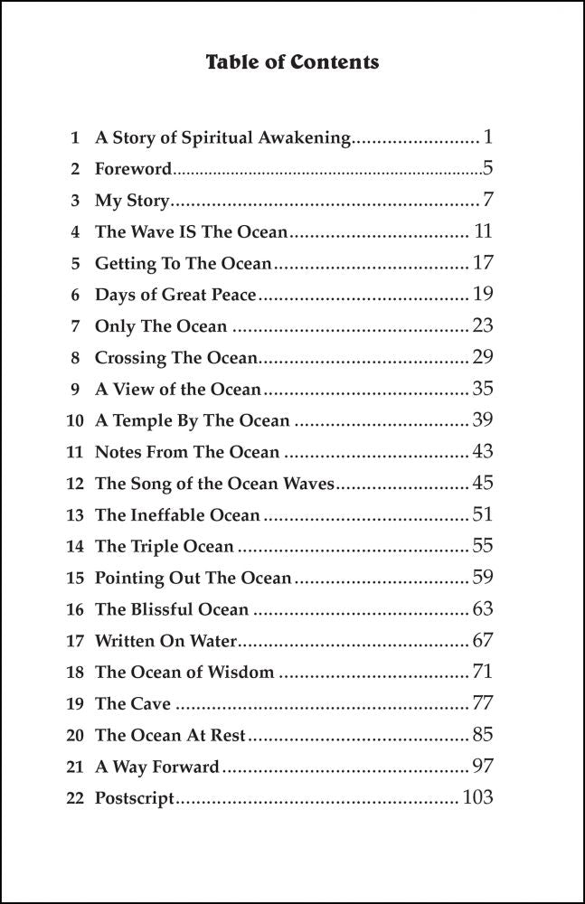 The Ocean and the Wave: A Story of Spiritual Awakening