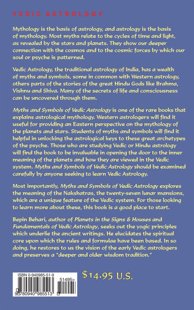 Myths and Symbols of Vedic Astrology