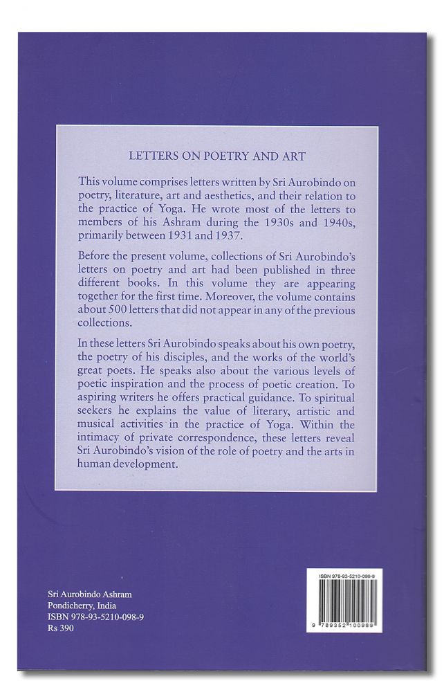 Letters on Poetry and Art