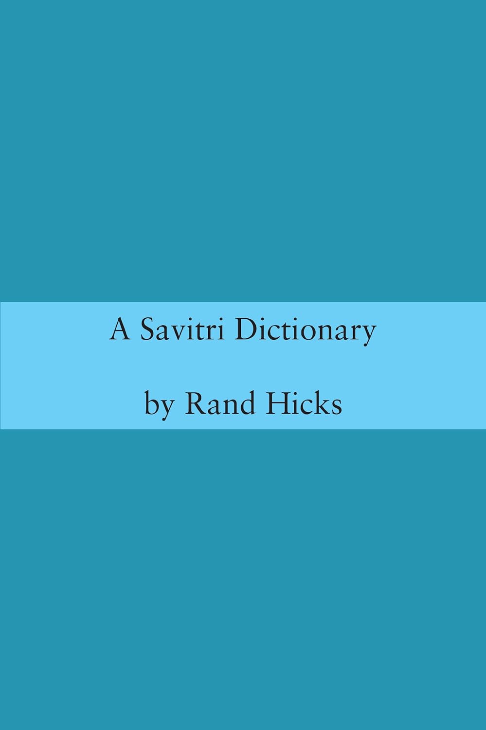 Savitri Dictionary