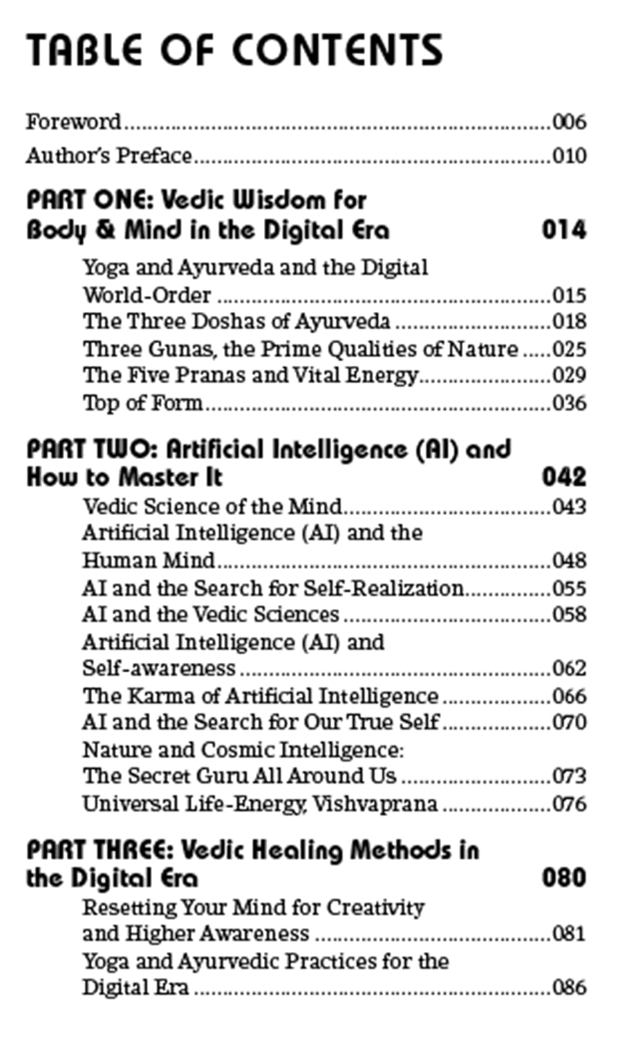 Yoga and Ayurveda for well-being in the AI and Digital Age