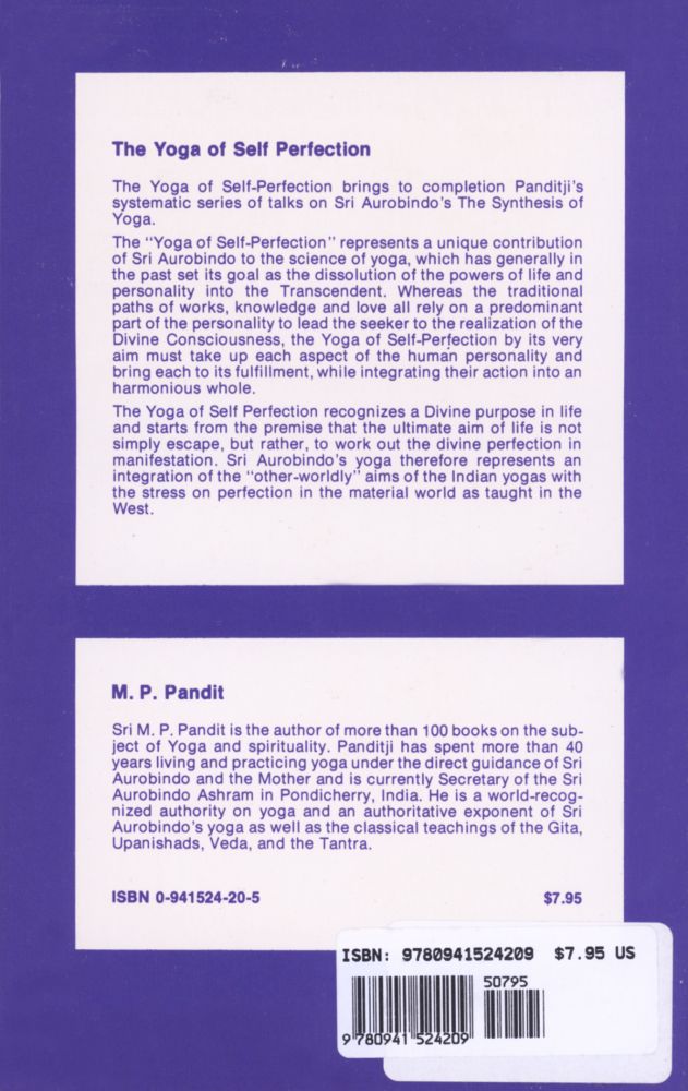 Yoga of Self Perfection