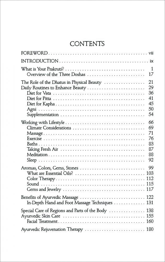 Ayurvedic Beauty Care