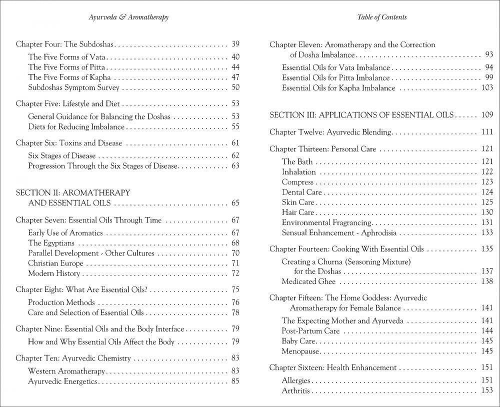 Ayurveda and Aromatherapy