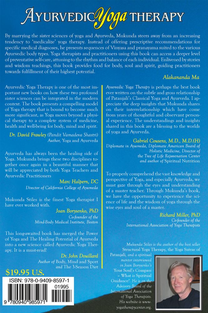 Ayurvedic Yoga Therapy