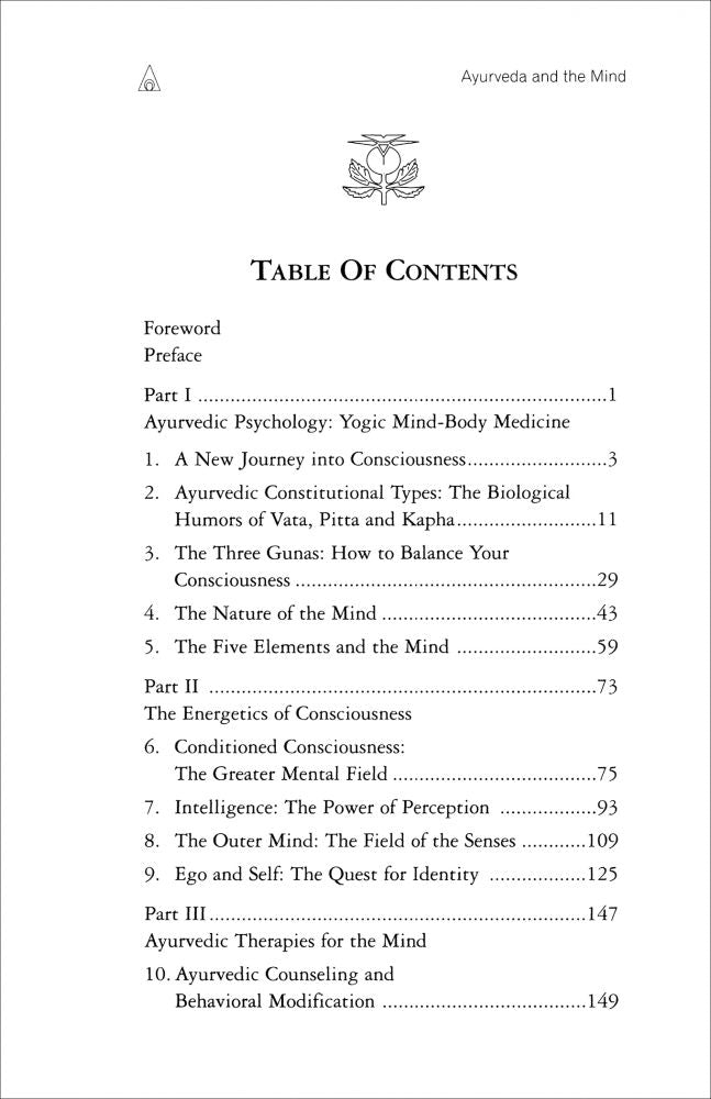 Ayurveda and the Mind