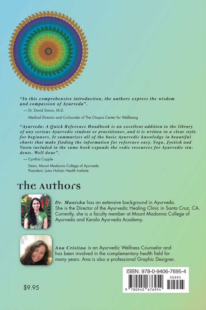 Ayurveda: A Quick Reference Handbook