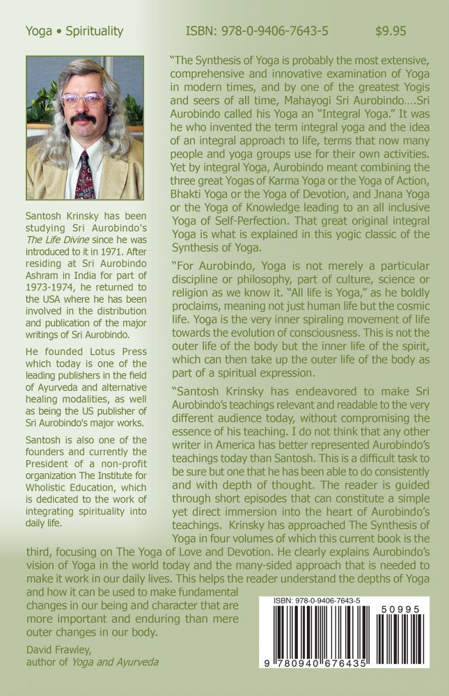 Readings in Sri Aurobindos Synthesis of Yoga Volume 3