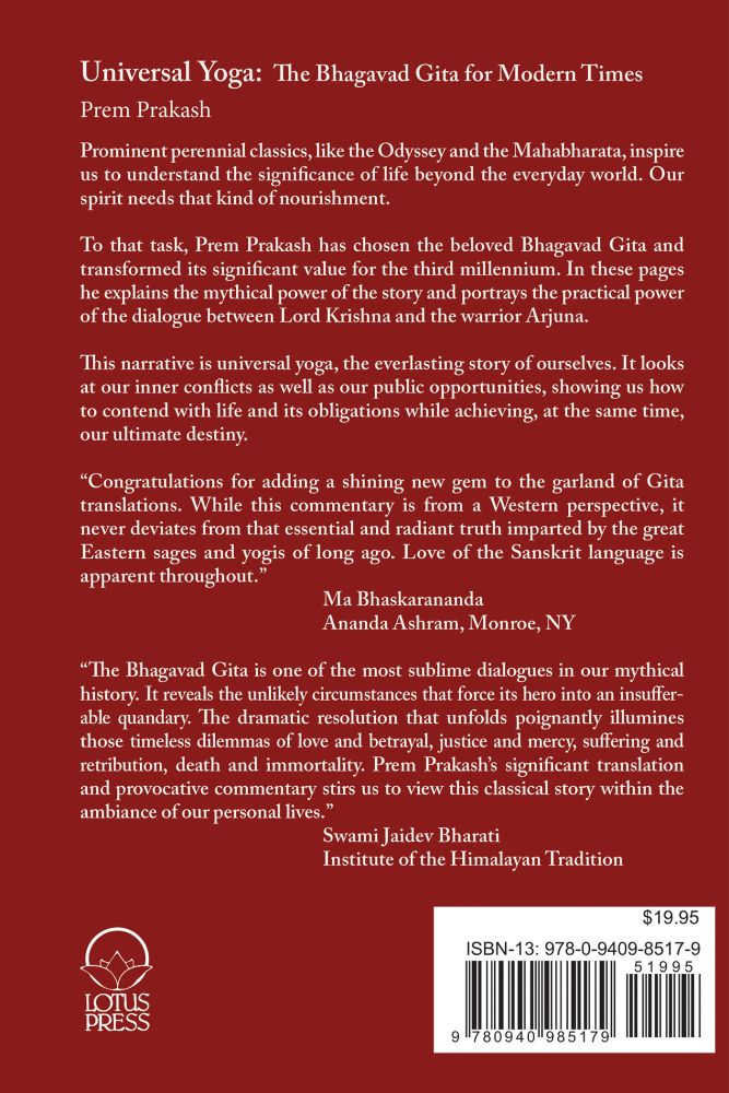 Universal Yoga: The Bhagavad Gita for Modern Times