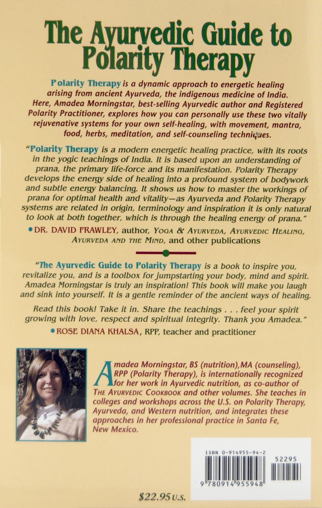 Ayurvedic Guide to Polarity Therapy: Hands-on Healing