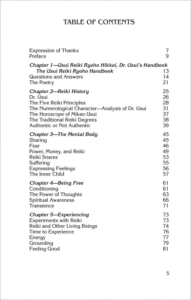 Reiki The Legacy of Dr. Usui