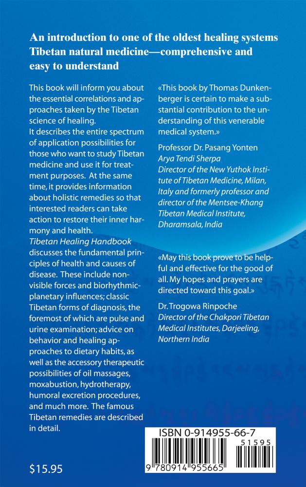 Tibetan Healing Handbook