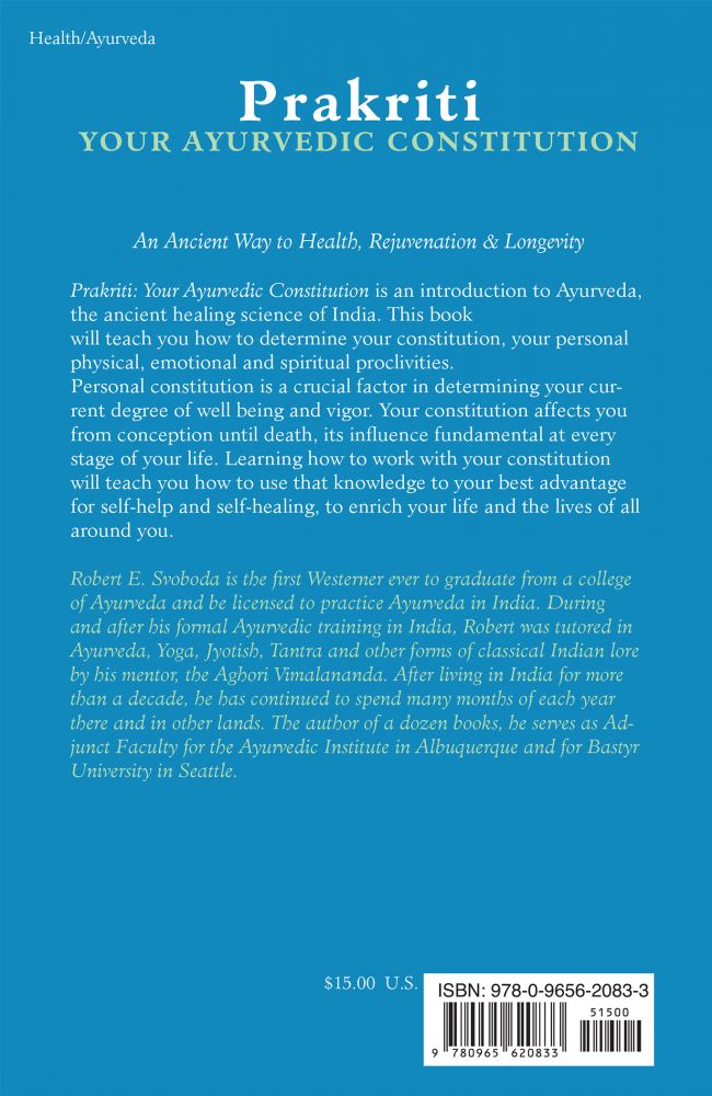Prakriti: Your Ayurvedic Constitution - Ebook