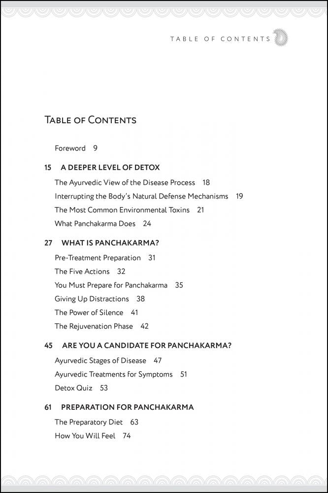 Panchakarma: The Ayurvedic Art and Science of Detoxification and Rejuvenation